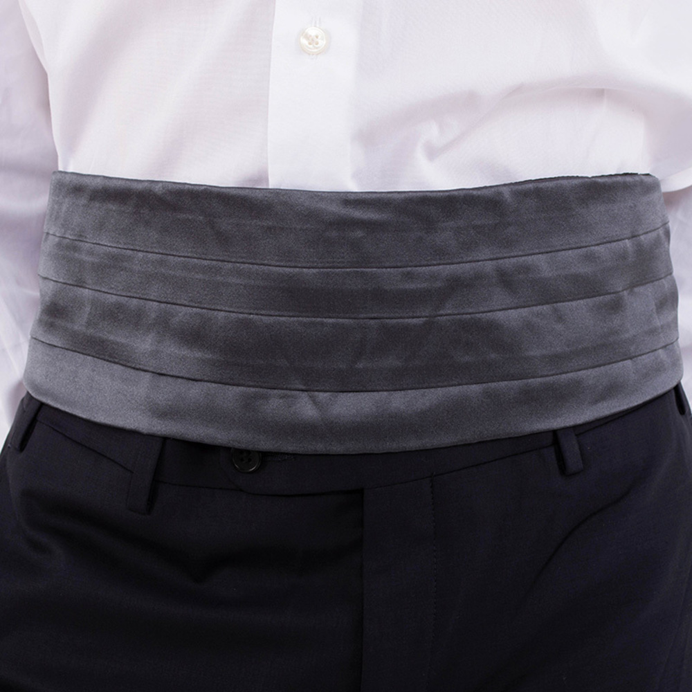 Corneliani Belt Women Slate Gray